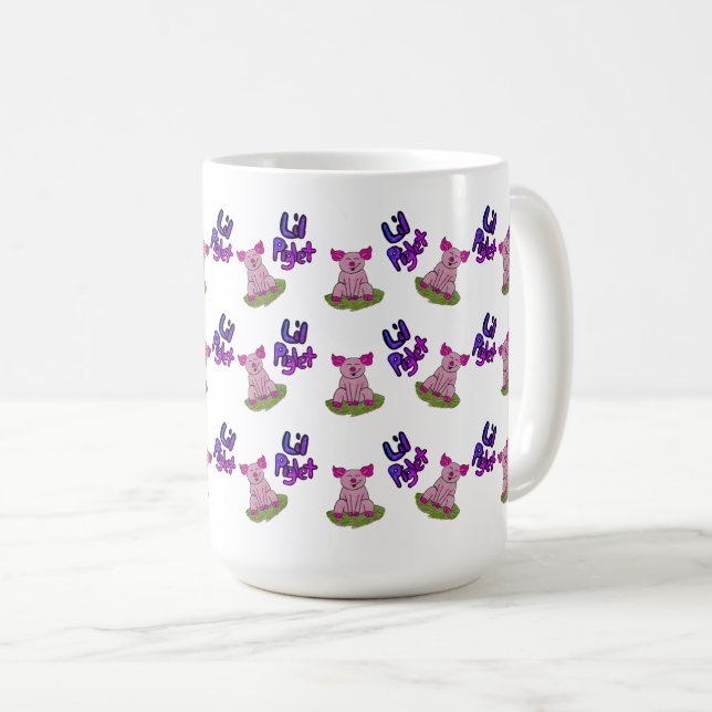 Taza De Café Mug (Lil Piglet) (Anverso derecho)