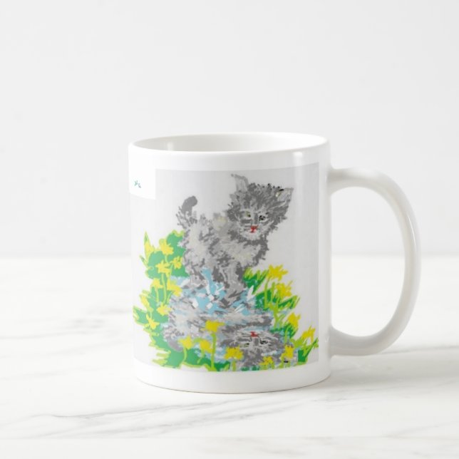 Taza De Café Mug Little Kitten (Derecha)