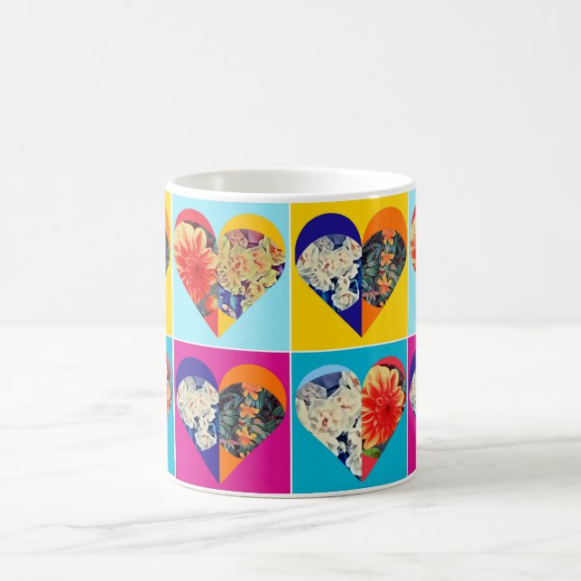 Taza De Café Mug lleno de corazones (Centro)
