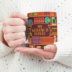 Taza De Café Mug Lover del libro