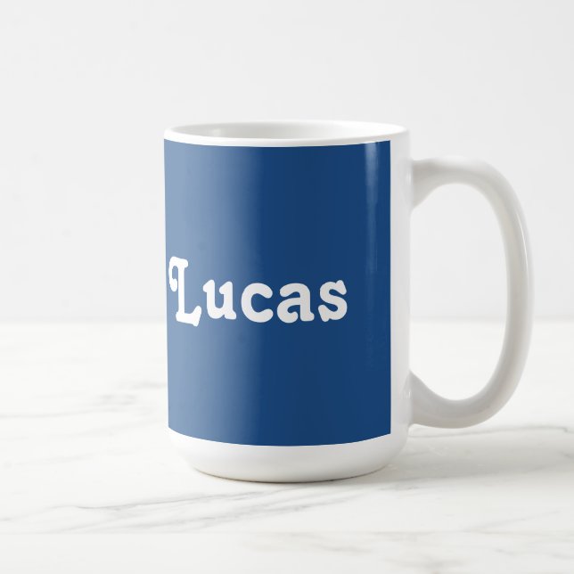 Taza De Café Mug Lucas (Derecha)
