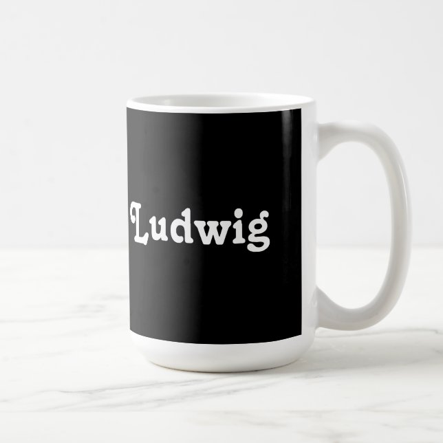 Taza De Café Mug Ludwig (Derecha)