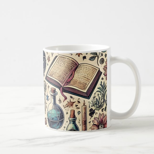 Taza De Café Mug mágica inspirada en Harry Potter (Derecha)
