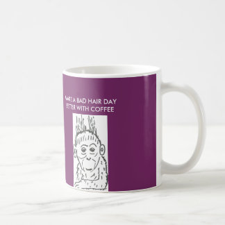 TAZA DE CAFÉ MUG-MAKE CLÁSICO AL MÚN DÍA DEL PELO MEJOR CON