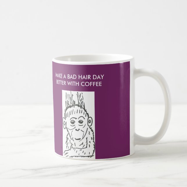 TAZA DE CAFÉ MUG-MAKE CLÁSICO AL MÚN DÍA DEL PELO MEJOR CON (Derecha)