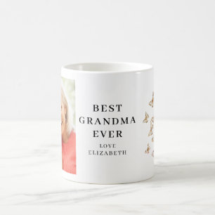 Taza De Café Mug. mariposa foto de la abuela