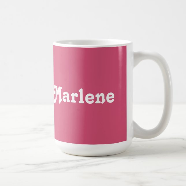 Taza De Café Mug Marlene (Derecha)