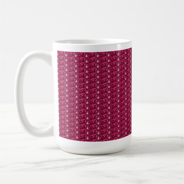 Taza De Café Mug Maroon Purpurina (Izquierda)