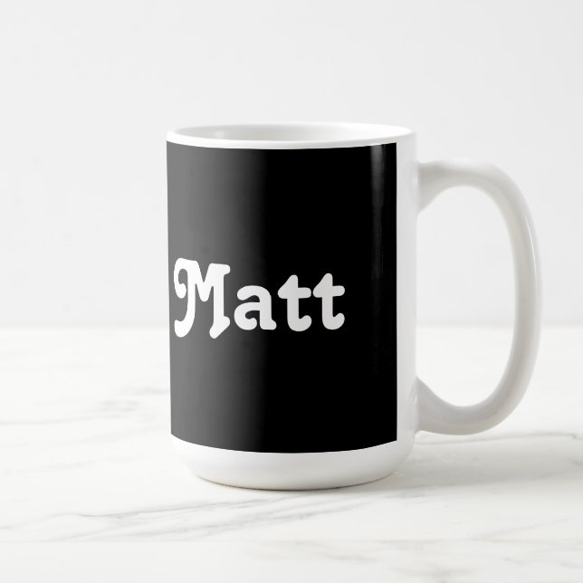 Taza De Café Mug Matt (Derecha)