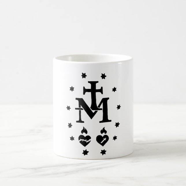 Taza De Café Mug medal milagrosa (Centro)