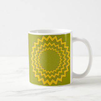 Taza De Café Mug - Medallones (verde medio)