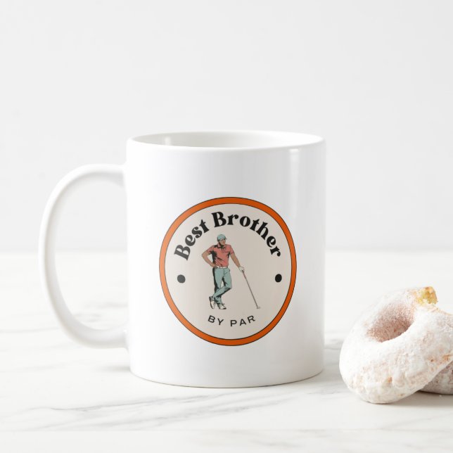 Taza De Café Mug - Mejor Hermano de Par (Con donut)