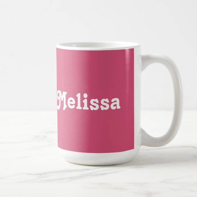 Taza De Café Mug Melissa (Derecha)