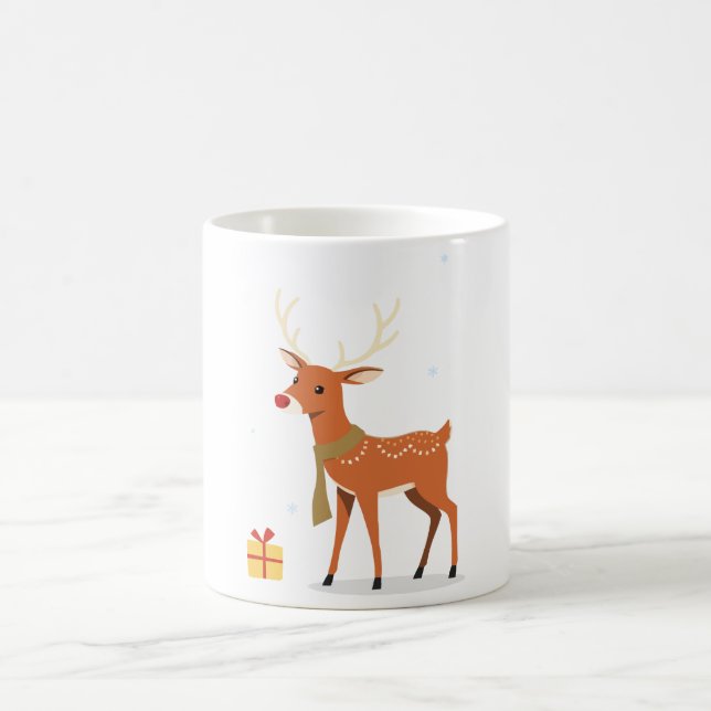 Taza De Café Mug Merry Christmas Renne (Centro)