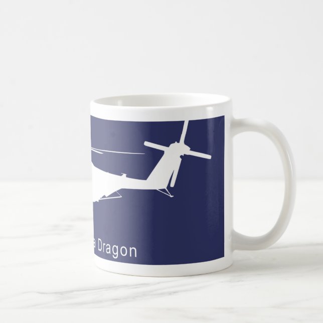 Taza De Café Mug MH-53E, colección de aviones de la marina (Derecha)