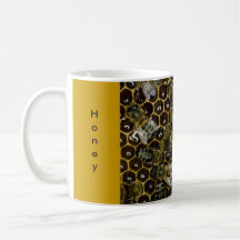Mug - Miel, abejas, abeja