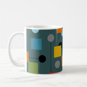 Taza De Café Mug - Moderno de mediados del siglo 1.3 sin proble