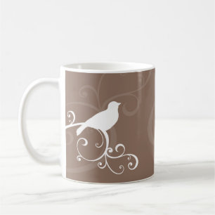 Taza De Café MUG MODERNO PERSONALIZADO :: whimsicalbird 1
