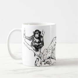 Taza De Café  Mug Monochrome Jungle Trio