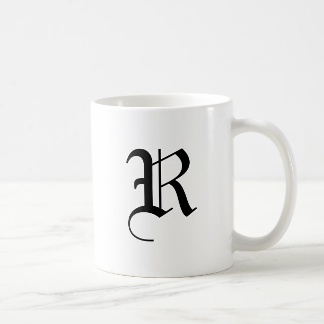 Taza De Café Mug Monogramada Infinity (Derecha)