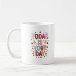 Taza De Café Mug Motivacional Cute Daily Inspiration, 11 oz