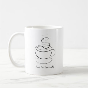 Taza De Café Mug Motivacional de Combustible de Hosta