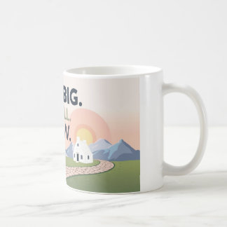 Taza De Café Mug Motivacional - Sueño Grande. Comenzar pequeño.
