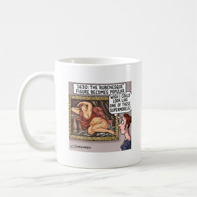 Taza De Café Mug - Mujer rubenesa (Izquierda)