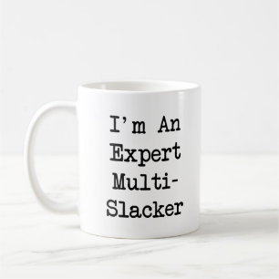 Taza De Café Mug multislacker de expertos - Blanco