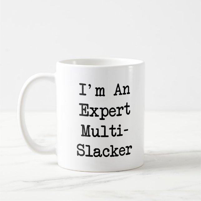 Taza De Café Mug multislacker de expertos - Blanco (Izquierda)