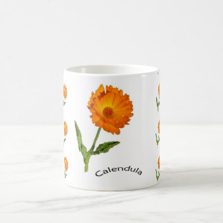 Taza De Café Mug - Naranja Calendula Flower