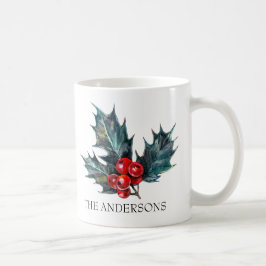 Taza De Café Mug. Navidades de la primavera hueca personalizada