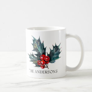 Taza De Café Mug. Navidades de la primavera hueca personalizada