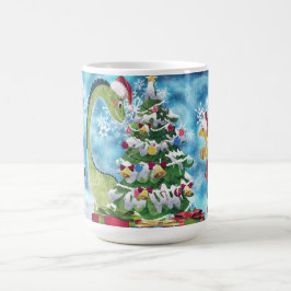 Taza De Café Mug Navidades Dino