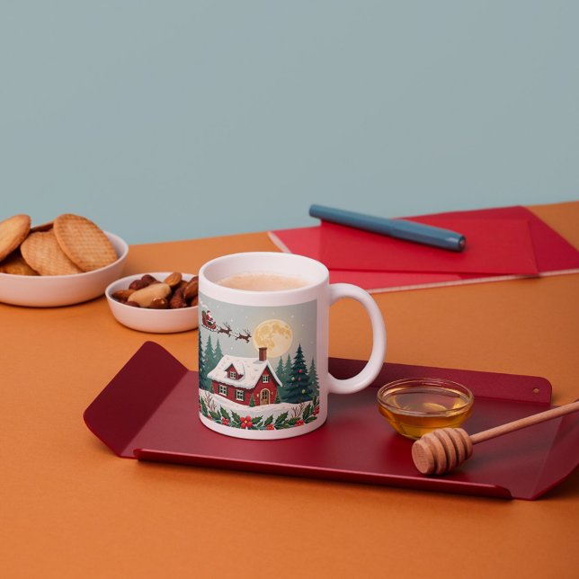 Taza De Café Mug: Navidades merry y brillantes (Subido por el creador)