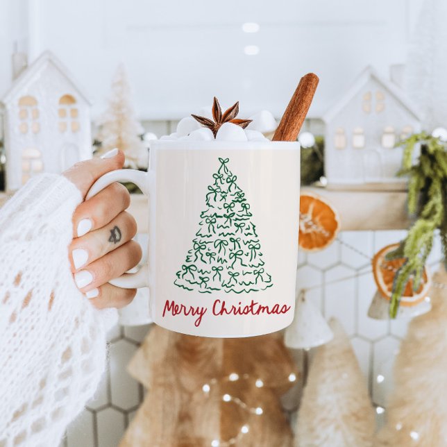 Taza De Café Mug navideño de la mano dibujada (Subido por el creador)