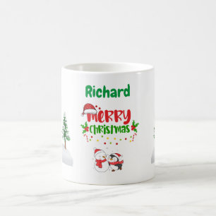 Taza De Café Mug navideño navideño personalizado