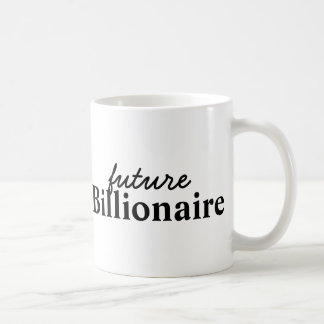 Taza De Café Mug negra para el futuro multimillonario