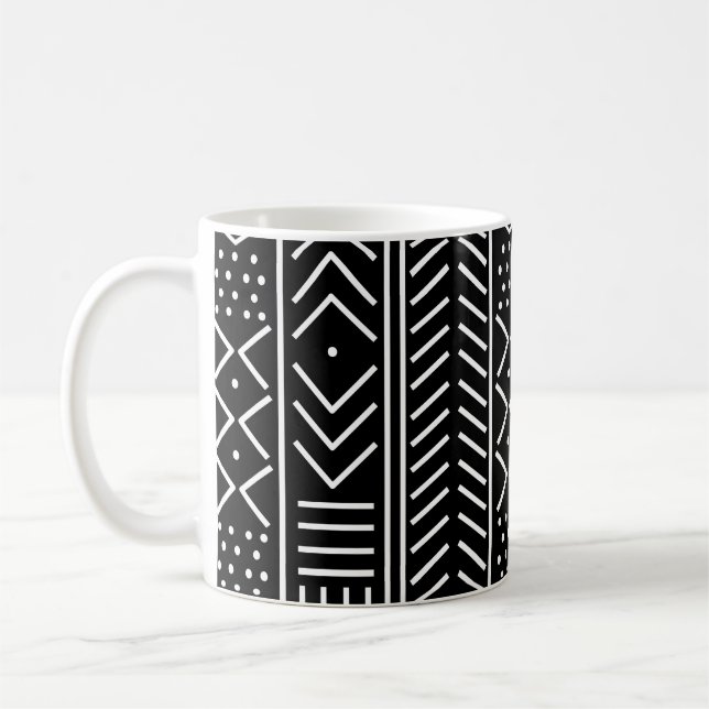 Taza De Café Mug - negro y blanco (Izquierda)