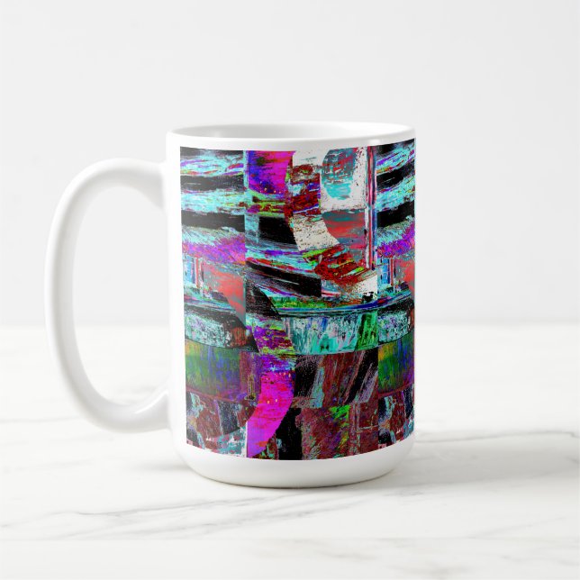 Taza De Café Mug – Neon Pulse (Izquierda)