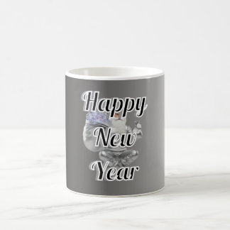 Taza De Café Mug New Year with Happy party