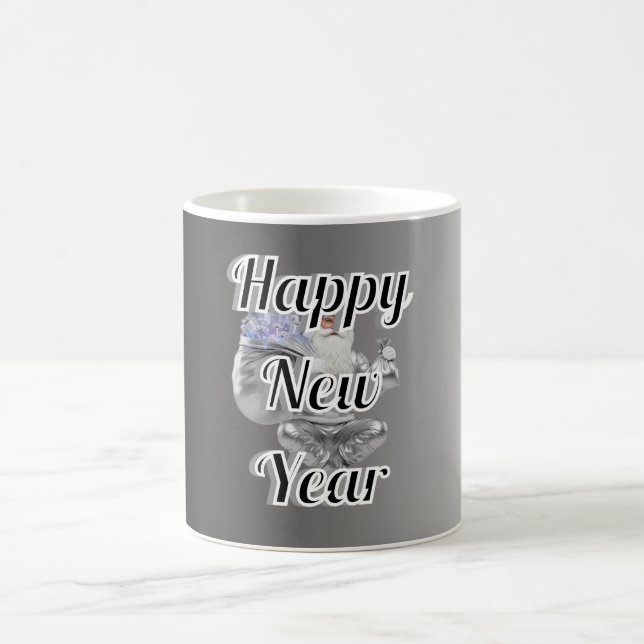 Taza De Café Mug New Year with Happy party  (Centro)
