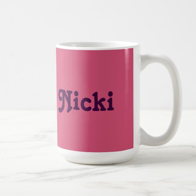 Taza De Café Mug Nicki (Derecha)