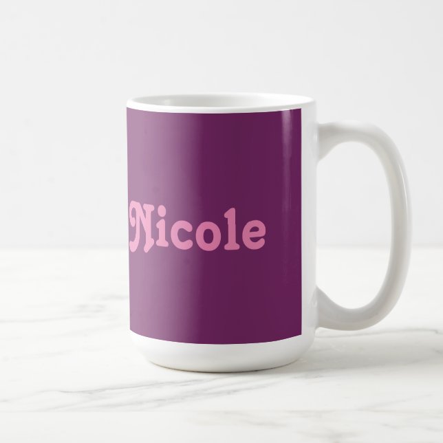 Taza De Café Mug Nicole (Derecha)