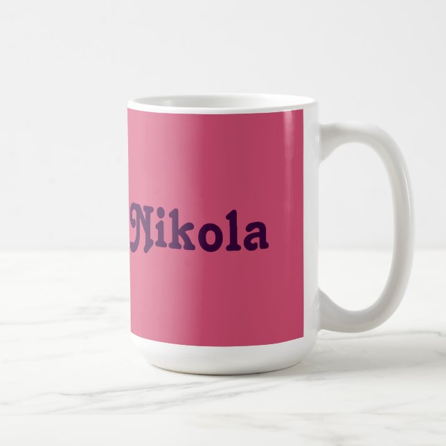 Taza De Café Mug Nikola (Derecha)