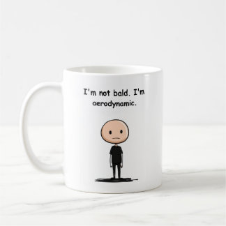 Taza De Café Mug - No estoy calvo, soy aerodinámico