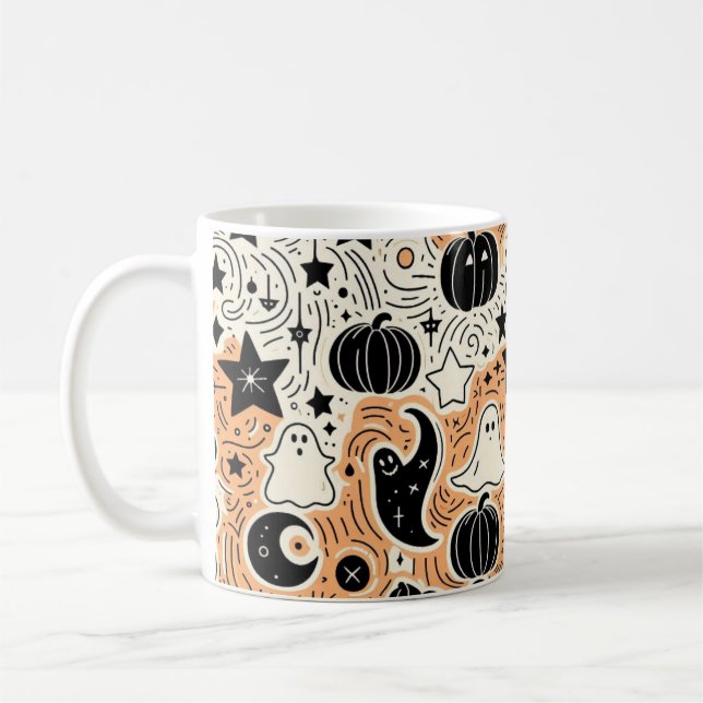 Taza De Café Mug nocturno fantasmal (Izquierda)