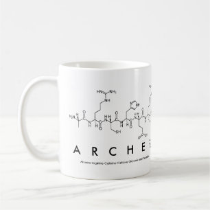 Taza De Café Mug nombre péptido archer