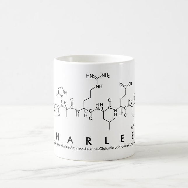 Taza De Café Mug nombre péptido de Sharleen (Centro)