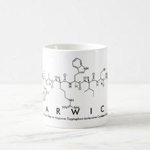 Taza De Café Mug nombre péptido de Warwick
